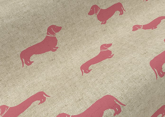 Emily Bond Peggy, Raspberry - Twist&Fit Roller Blind - Image 4